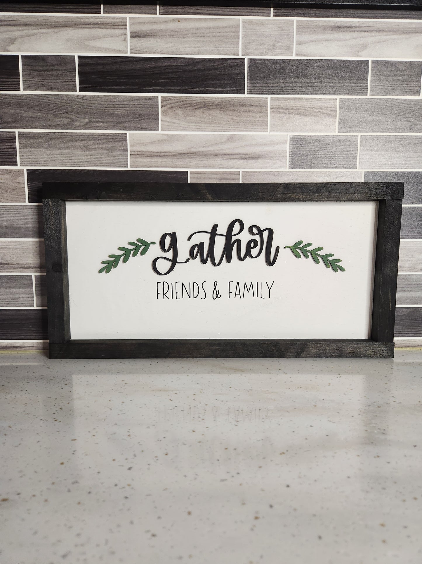 Gather Friends & Family Autumn Sign